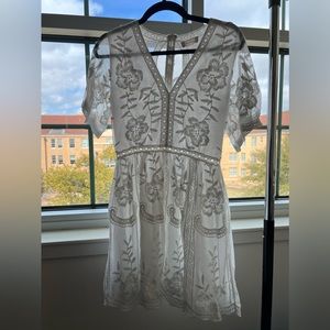 Altar’d State Light My Fire Lace Mini Dress